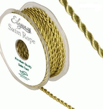 4.5mm Satin Rope - Metallic Gold