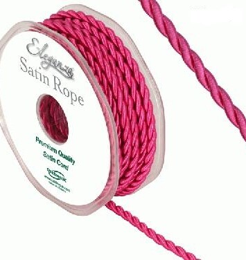 4.5mm Satin Rope - Fuchsia