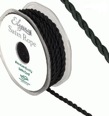 4.5mm Satin Rope - Black