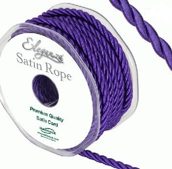 5.5mm Satin Rope - Purple