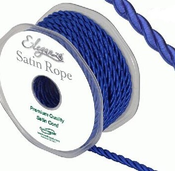 5.5mm Satin Rope - Royal Blue