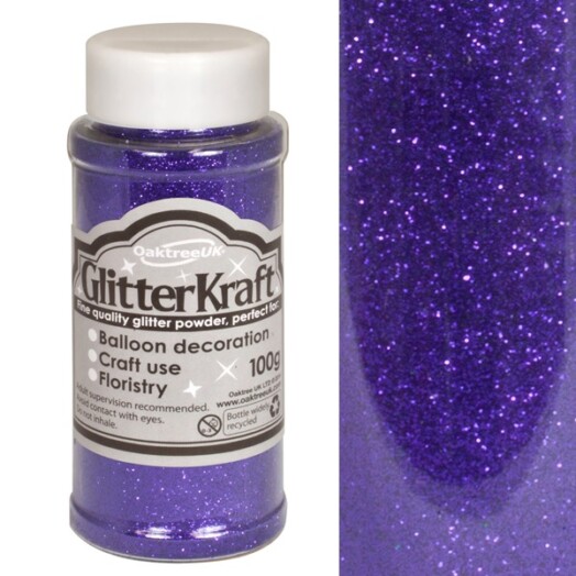 100g Purple Glitter Kraft Fine Glitter