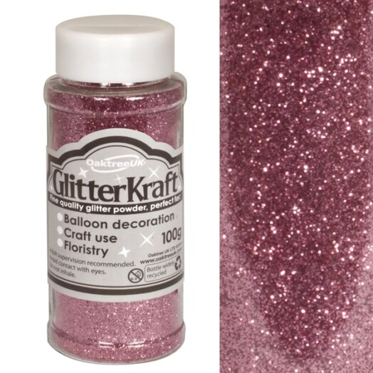 100g Light Pink Glitter Kraft Fine Glitter