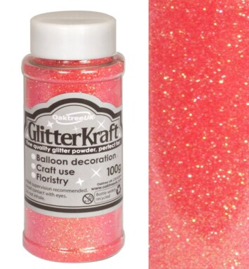 100g Sugar Pink Glitter Kraft Fine Glitter