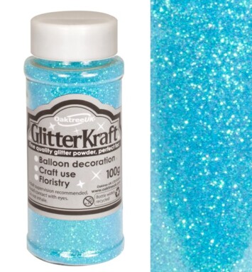 100g Topaz Blue Glitter Kraft Fine Glitter