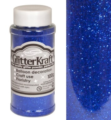 100g Blue Glitter Kraft Fine Glitter