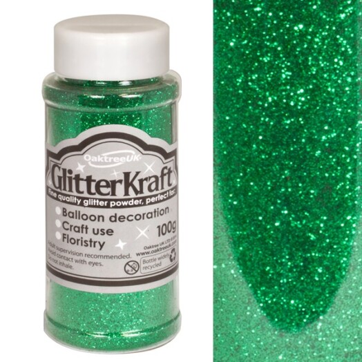 100g Emerald Green Glitter Kraft Fine Glitter
