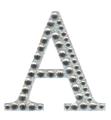 Eleganza Craft Stickers - Letter A