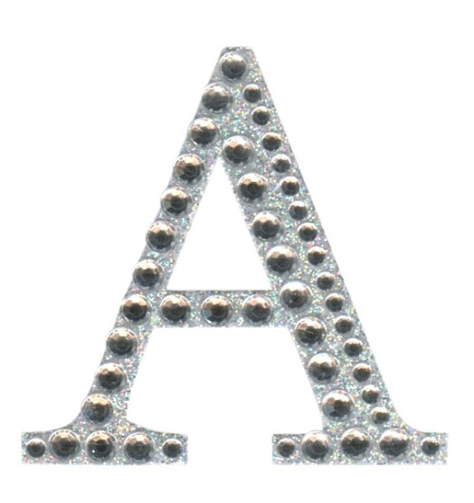 Eleganza Craft Stickers - Letter A
