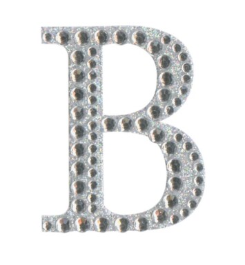 Eleganza Craft Stickers - Letter B