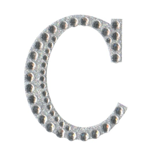 Eleganza Craft Stickers - Letter C