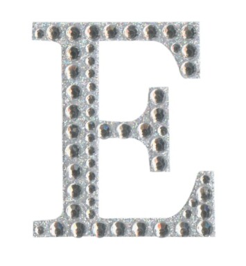 Eleganza Craft Stickers - Letter E