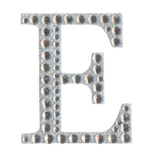 Eleganza Craft Stickers - Letter E