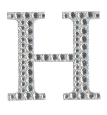 Eleganza Craft Stickers - Letter H