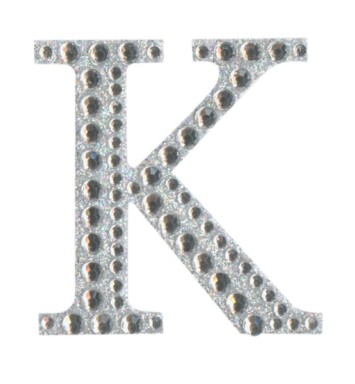 Eleganza Craft Stickers - Letter K