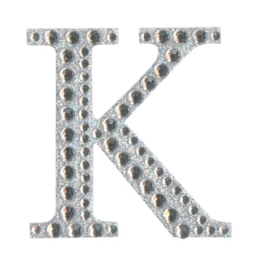 Eleganza Craft Stickers - Letter K