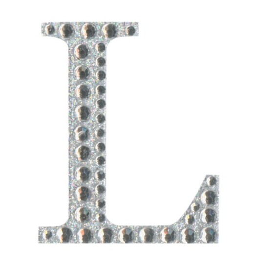 Eleganza Craft Stickers - Letter L