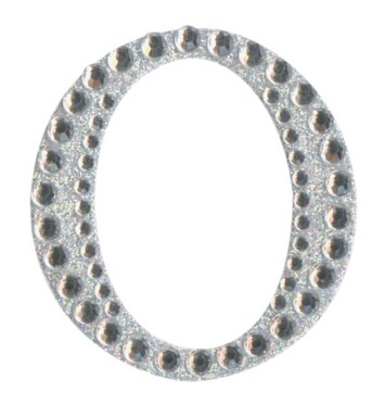 Eleganza Craft Stickers - Letter O