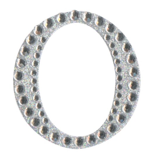 Eleganza Craft Stickers - Letter O