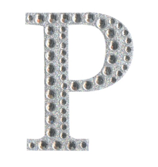 Eleganza Craft Stickers - Letter P