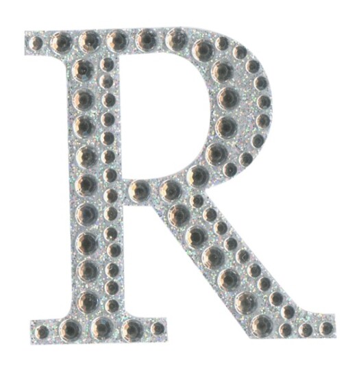 Eleganza Craft Stickers - Letter R