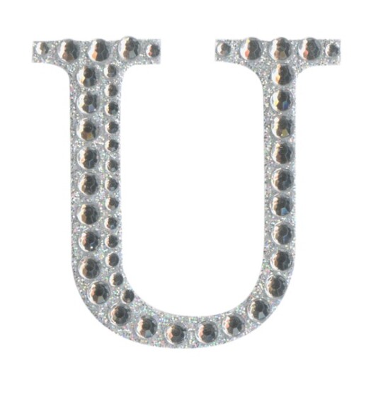 Eleganza Craft Stickers - Letter U