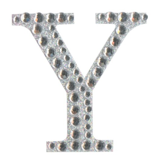 Eleganza Craft Stickers - Letter Y