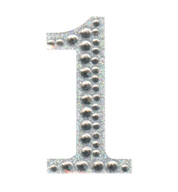 Eleganza Craft Stickers - Number 1