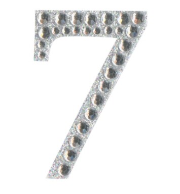 Eleganza Craft Stickers - Number 7