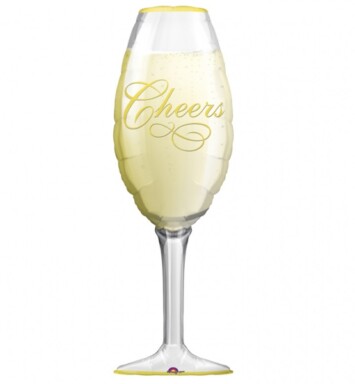 Champagne Glass Super Shape Foil Balloon