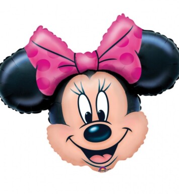 Unpackaged Mini Shape Minnie Mouse Foil Balloon