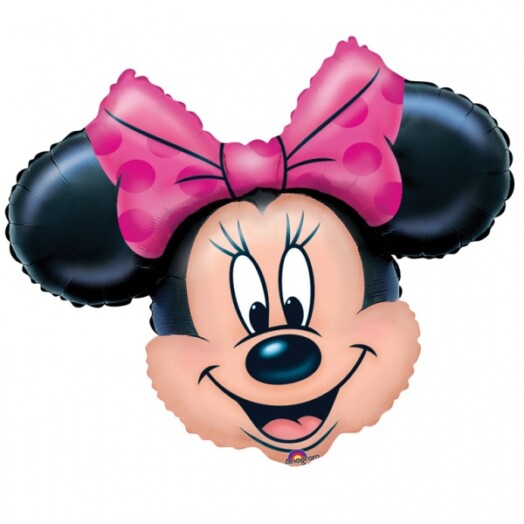 Unpackaged Mini Shape Minnie Mouse Foil Balloon