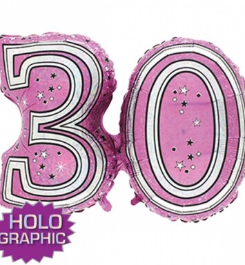 28" Fantasie Jointed Pink 30 Shape Balloon