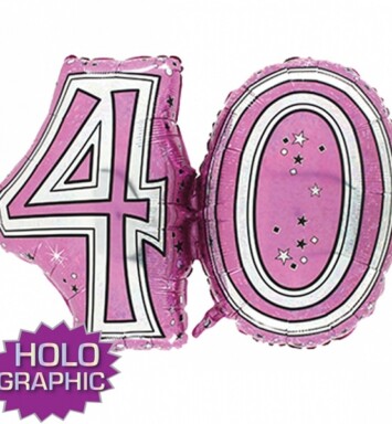 28" Fantasie Jointed Pink 40 Shape Balloon