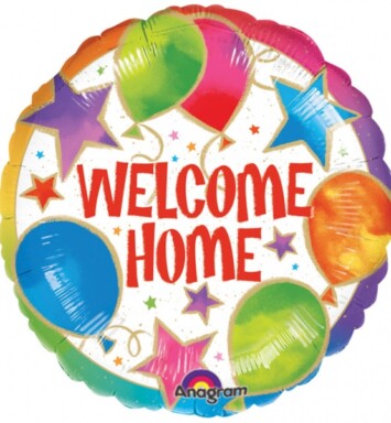 17 Inch Welcome Home Celebration Foil Balloon