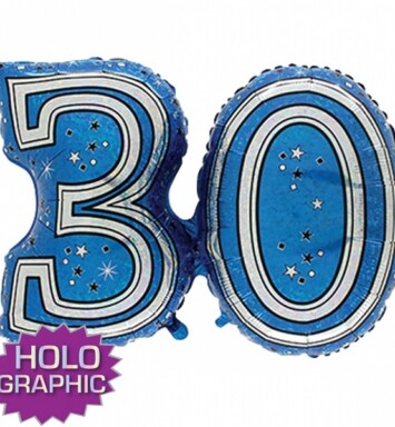 28" Fantasie Jointed Blue 30 Shape Balloon