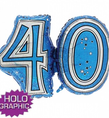 28" Fantasie Jointed Blue 40 Shape Balloon