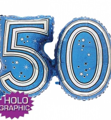 28" Fantasie Jointed Blue 50 Shape Balloon