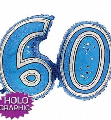 28" Fantasie Jointed Blue 60 Shape Balloon