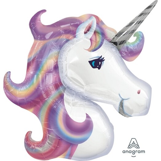 Pastel Unicorn Super Shape Foil Balloon