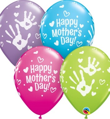 11 Inch Mother's Day Handprints Assortment