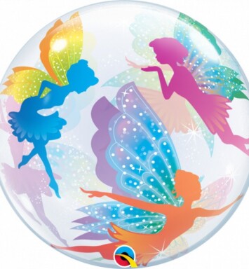 22 Inch Magical Fairies & Sparkles Bubble Balloon
