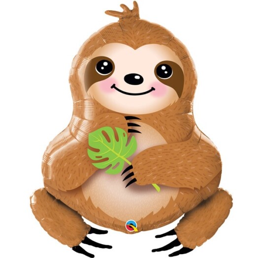 Sweet Sloth Super Shape Foil Balloon