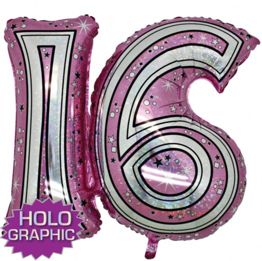 28" Fantasie Jointed Pink 16 Shape Balloon