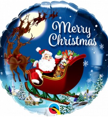 18 Inch Christmas ST Nick Foil Balloon
