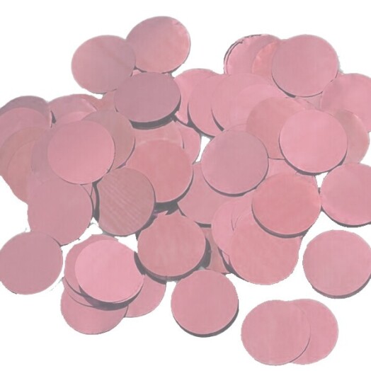 100g Rose Gold Round Metallic Confetti - 15mm