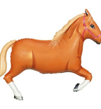 Light Brown Horse Super Shape Foil Balloon