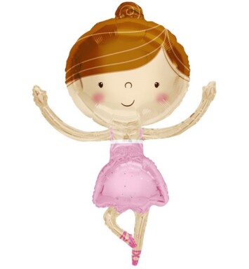36" Ballerina Super Shape Balloon