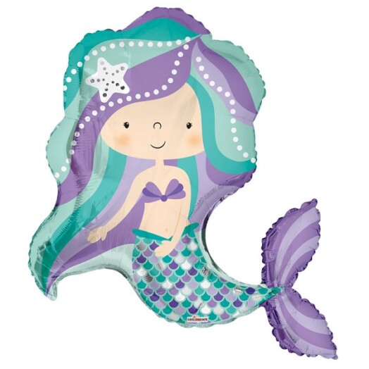 36" Mermaid Super Shape Balloon