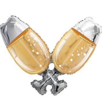 36" Champagne Glass Super Shape Balloon